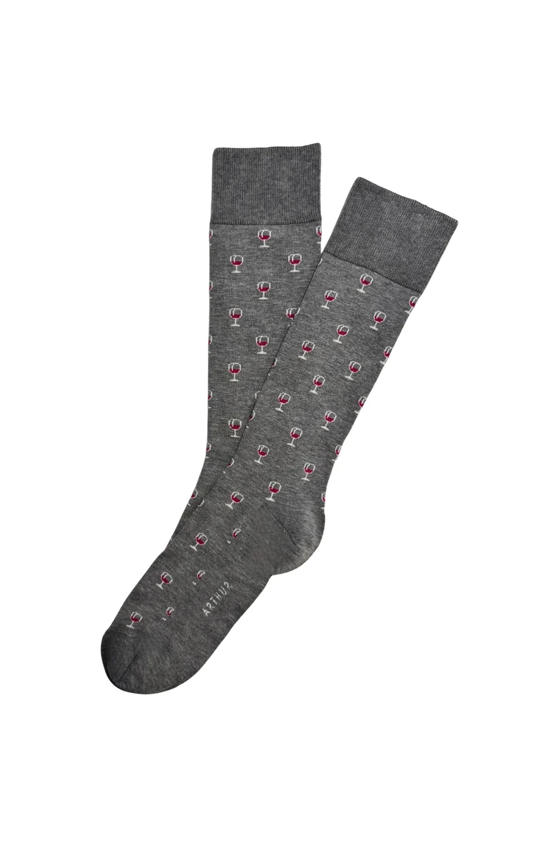 Chaussettes en coton - Wine