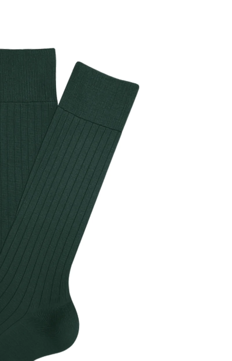 Chaussettes en laine mérinos - Sapin