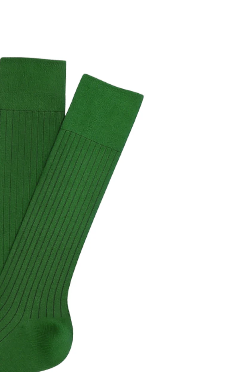 Chaussettes en fil d'écosse - Mousse