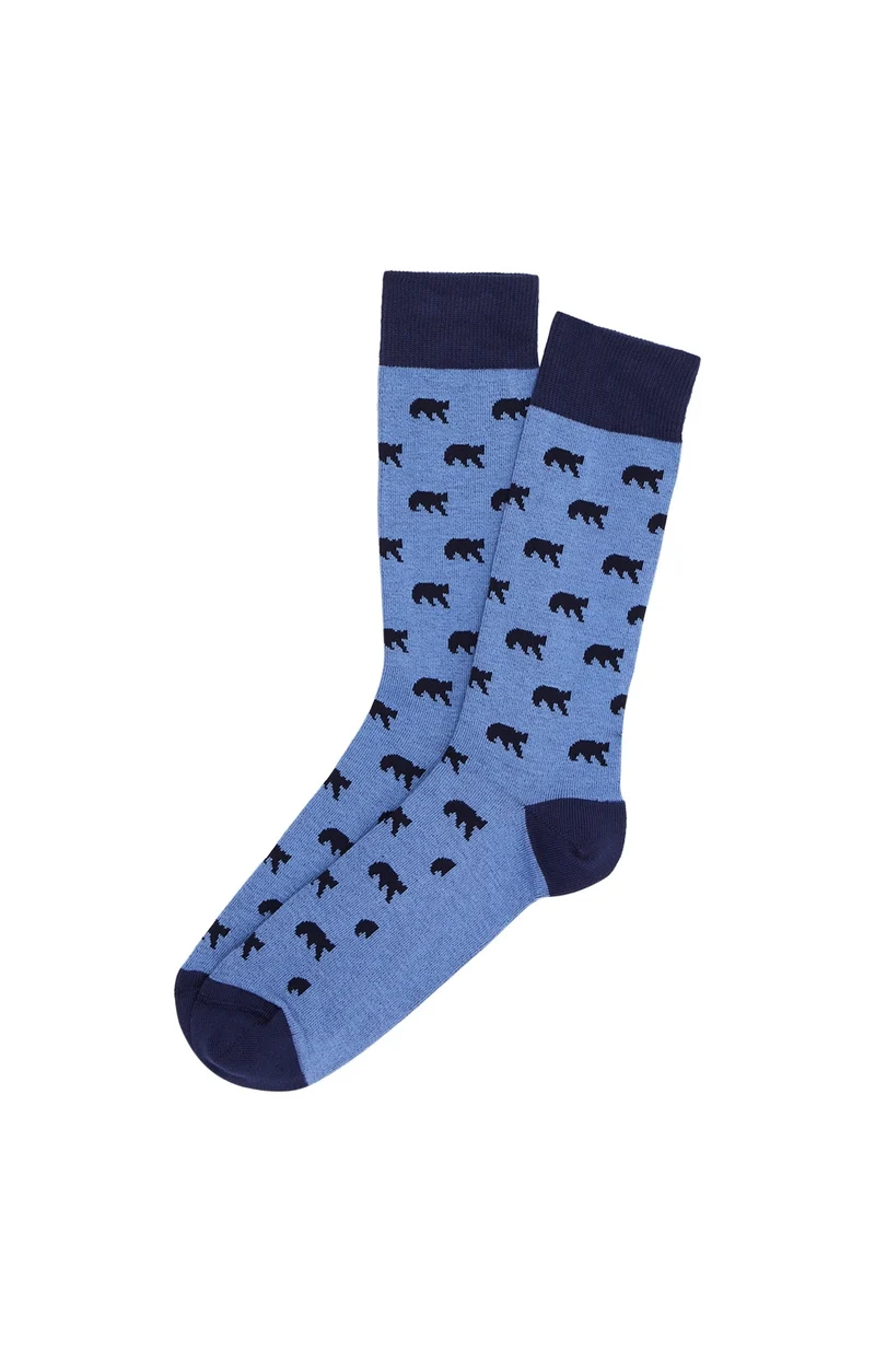 Chaussettes en coton - Ours Bleu