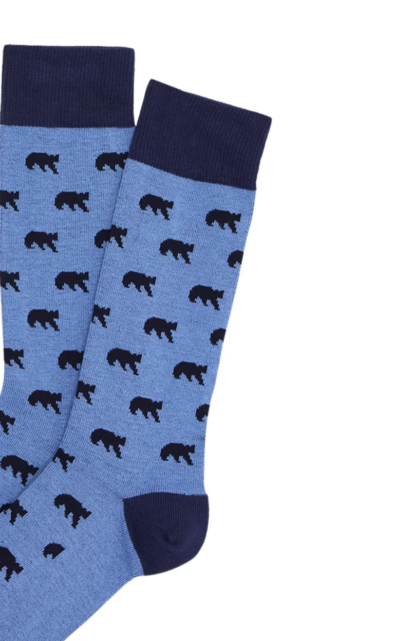 Chaussettes en coton - Ours Bleu
