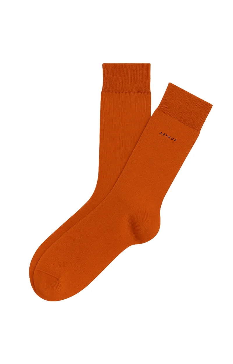 Chaussettes en coton - Fauve
