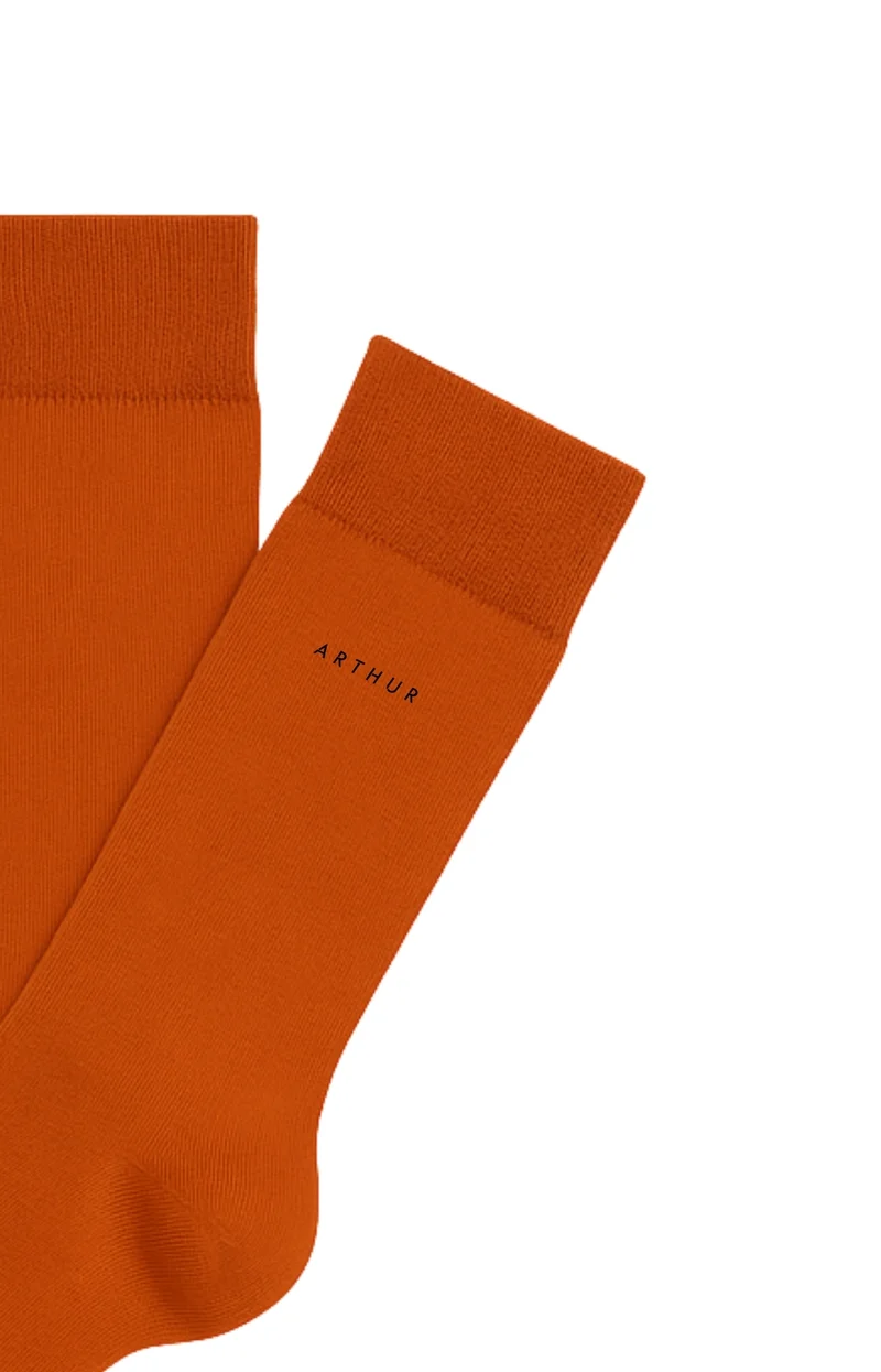 Chaussettes en coton - Fauve