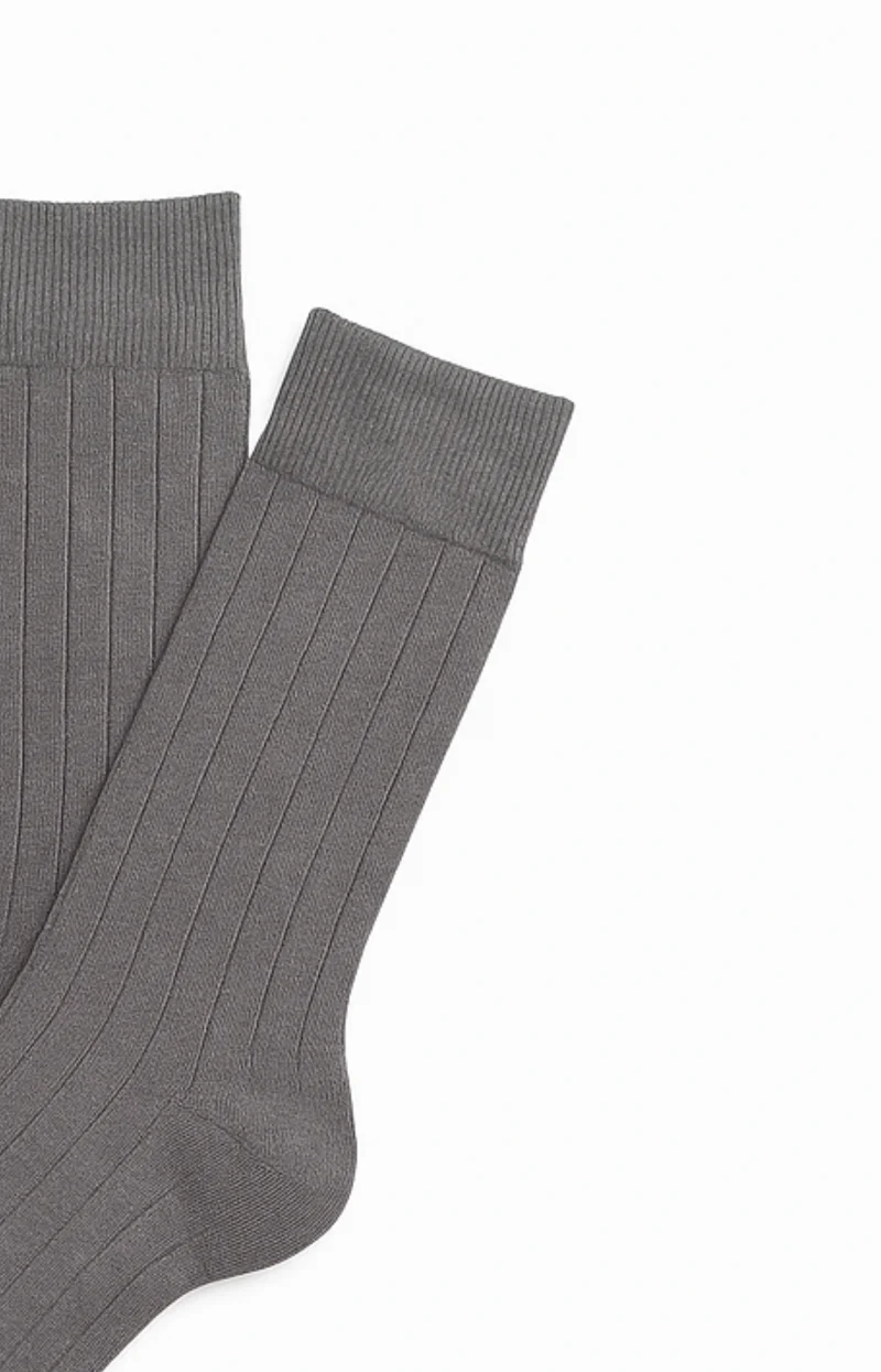 Chaussettes en laine et coton - Brume