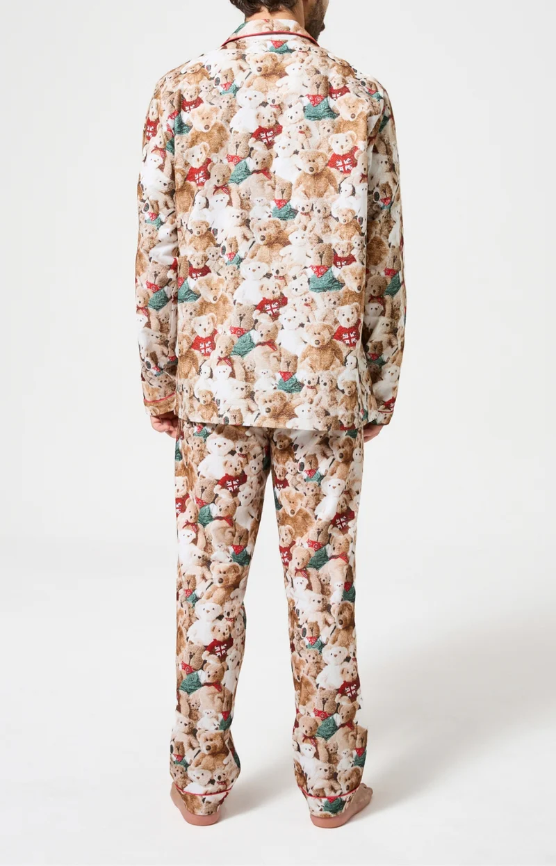 Pyjama boutonné en Pilou des Vosges - Monsieur Teddy