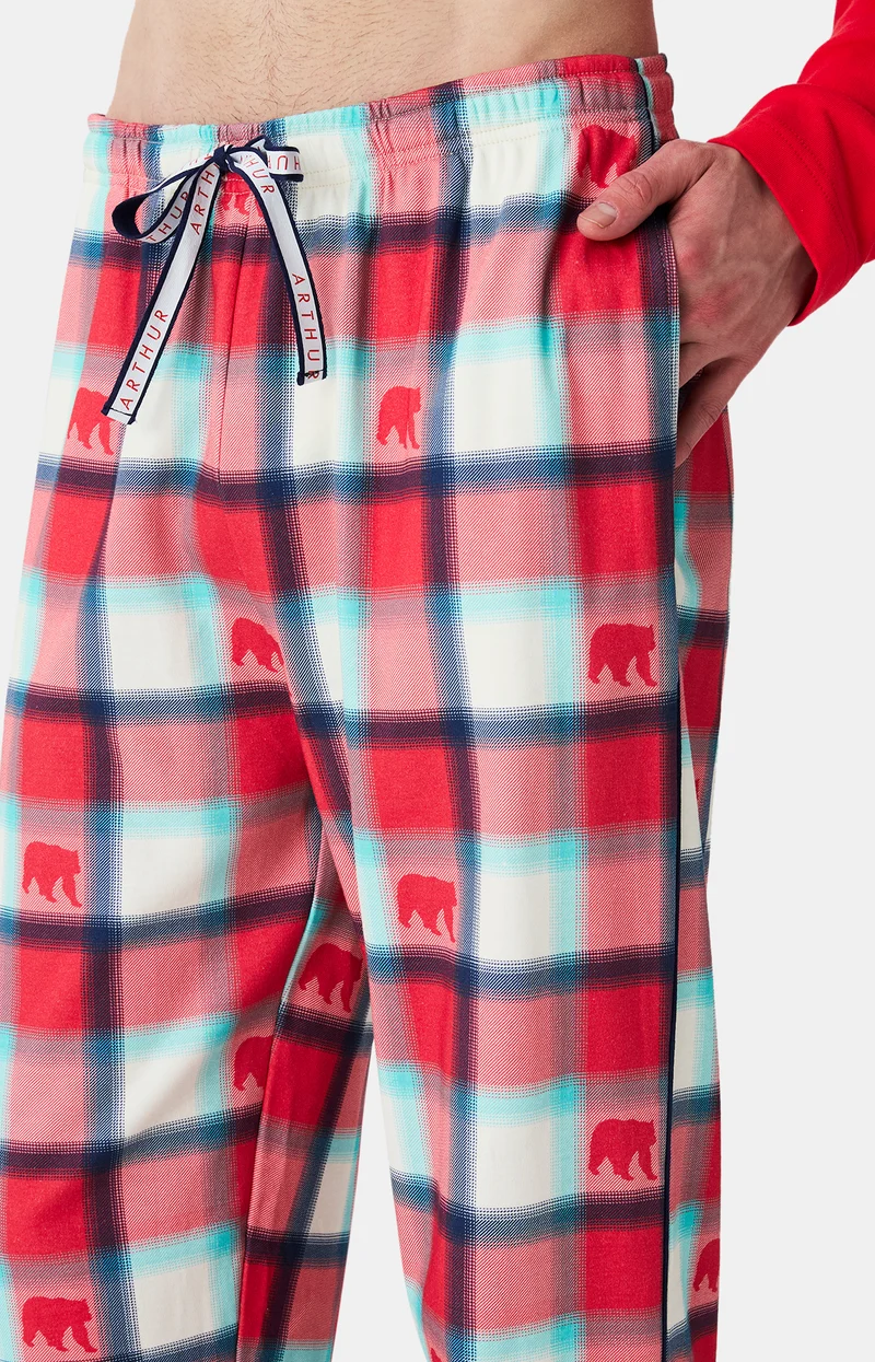 Pyjama en jersey de coton épais - Bear Noël