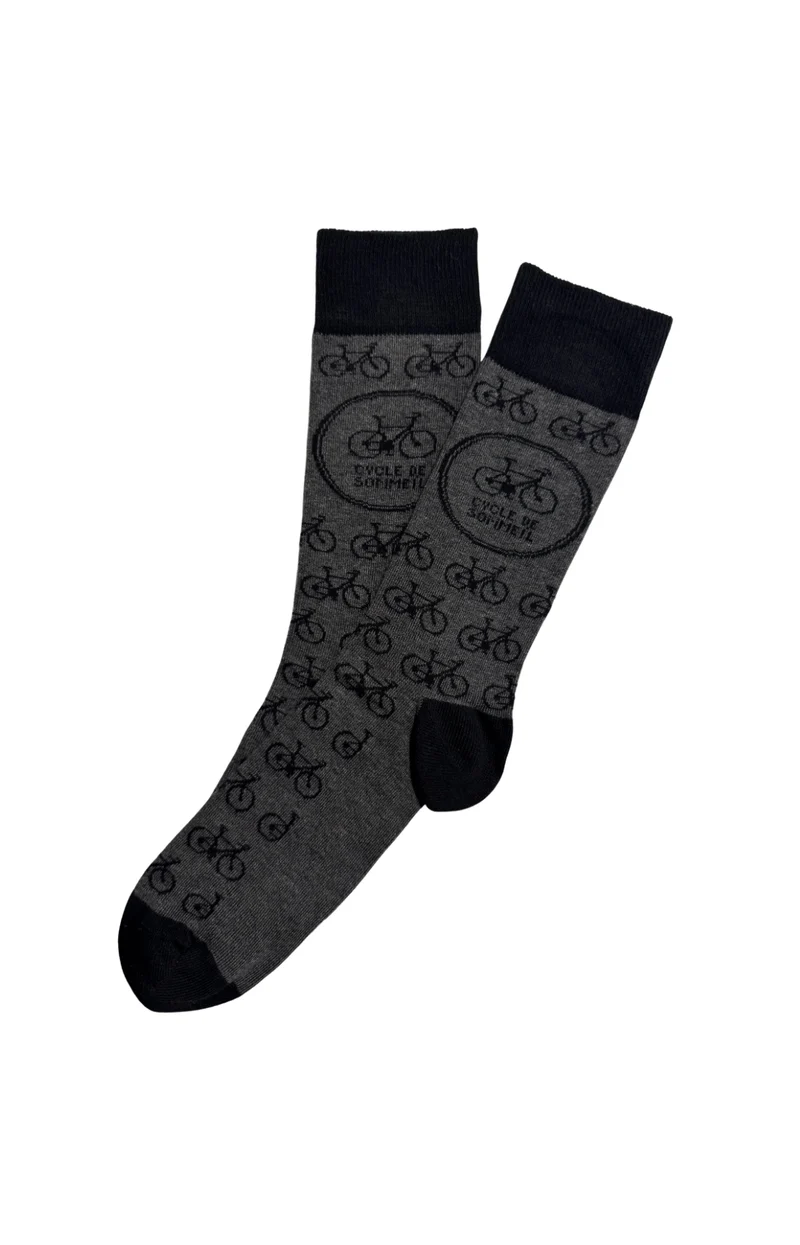 Chaussettes - Cycle de sommeil Gris