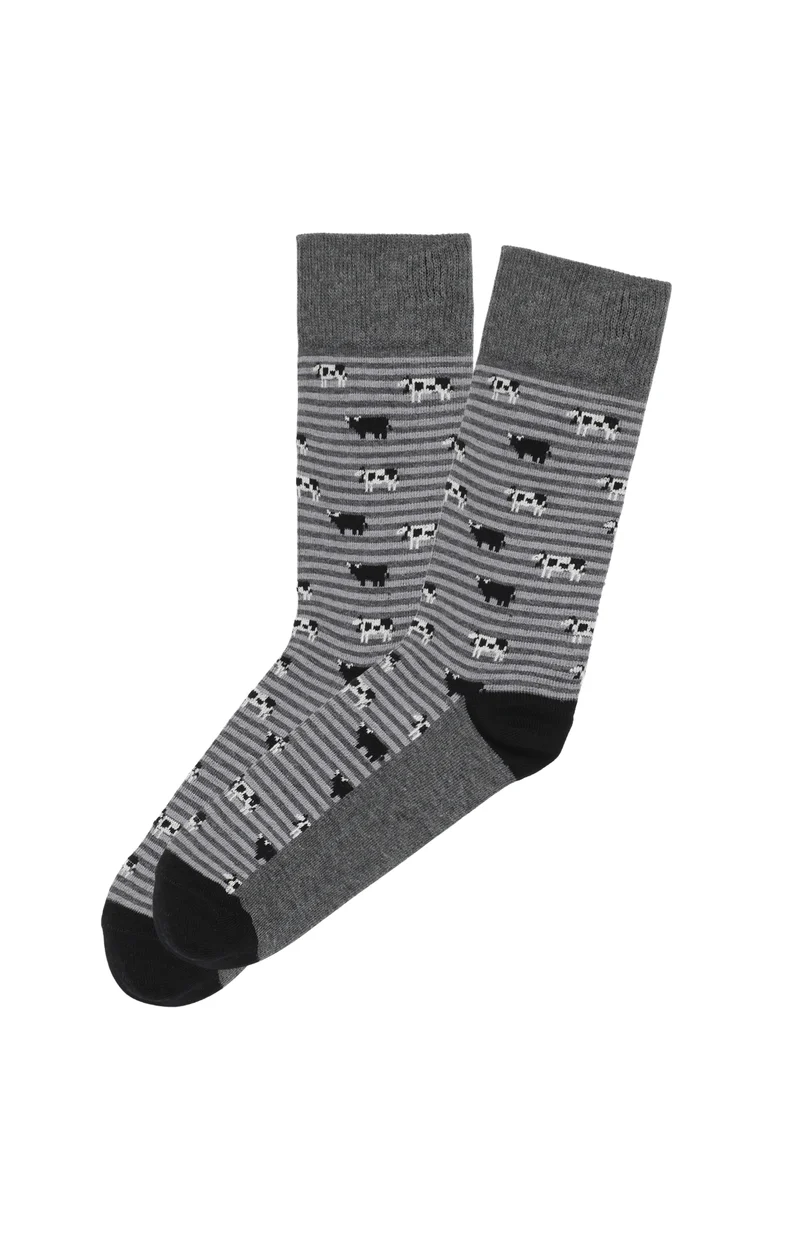 Chaussettes - Vache Noir