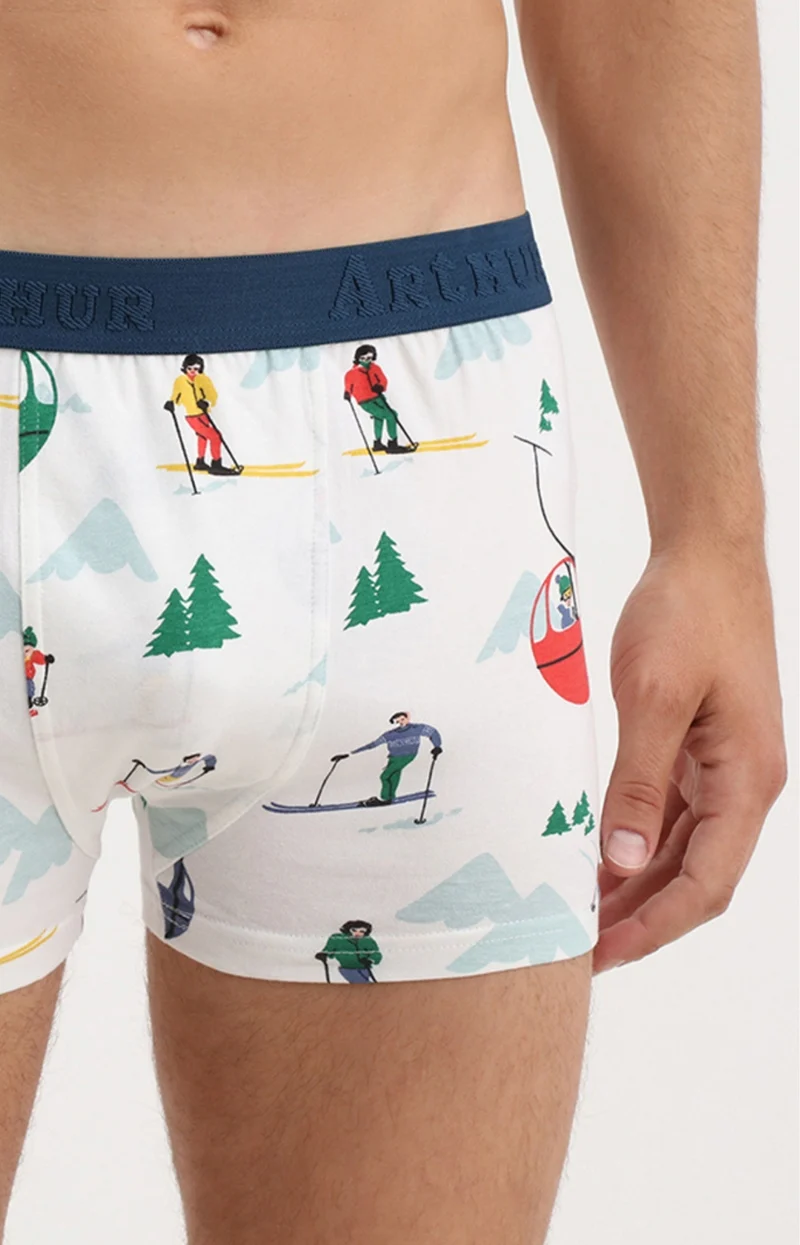 Boxer en jersey de coton - Thé lit ski