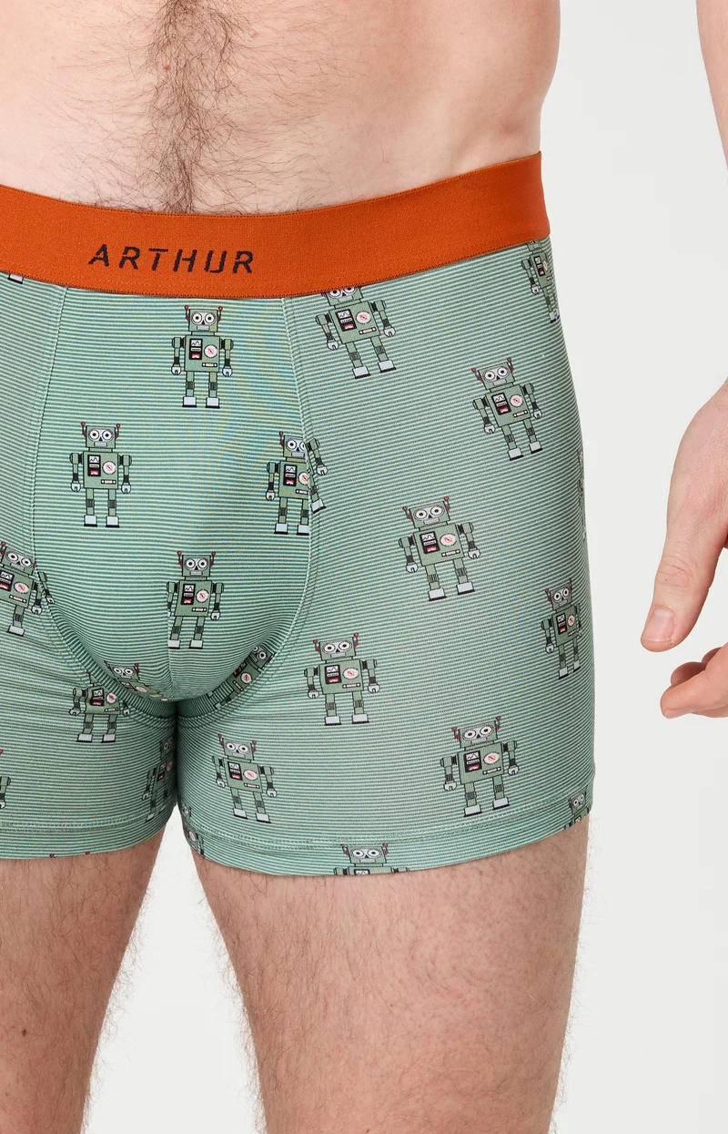 Boxer en jersey de coton - Robot
