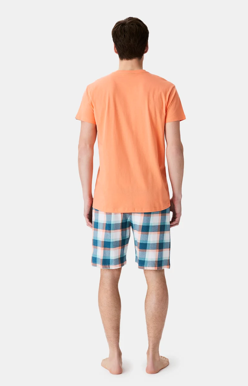 Pyjashort en jersey de coton léger - We are family
