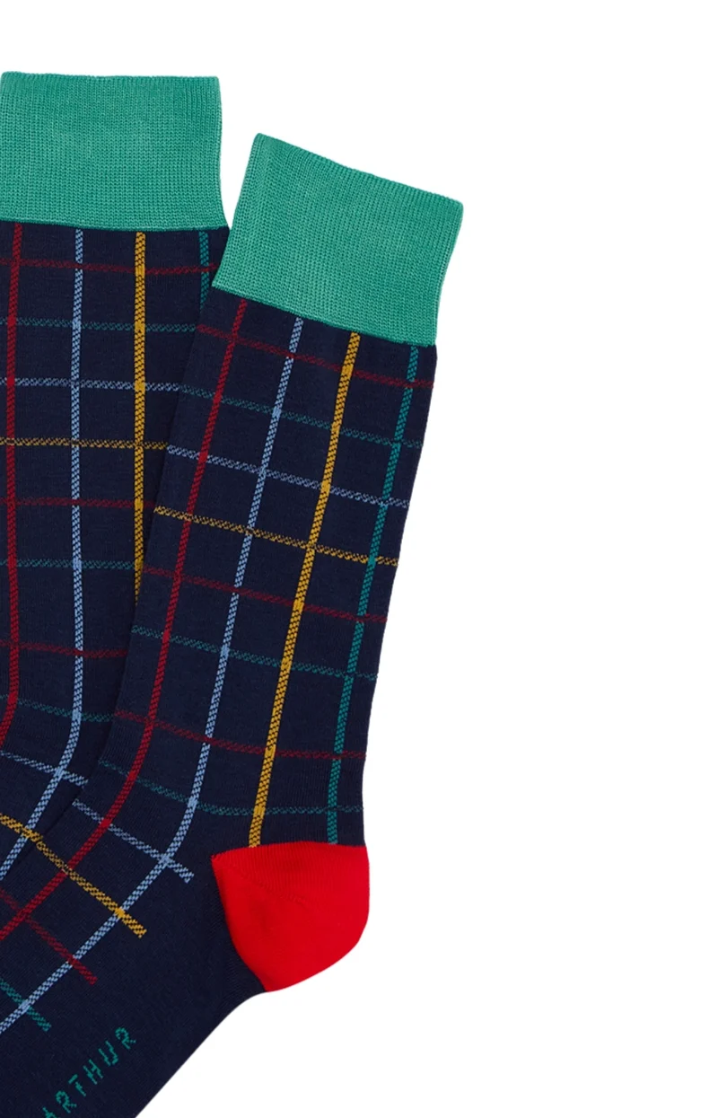 Chaussettes en coton - Miclenn Marine