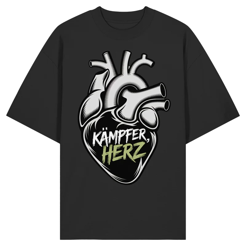 Kämpferherz Muaythai No6 - Organic Oversize Shirt