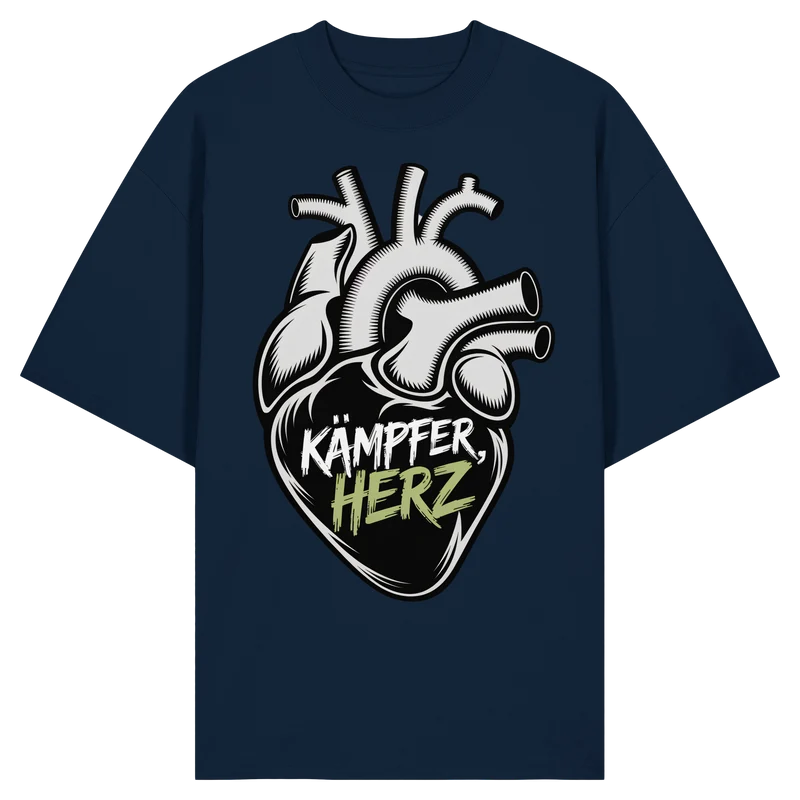 Kämpferherz Muaythai No6 - Organic Oversize Shirt