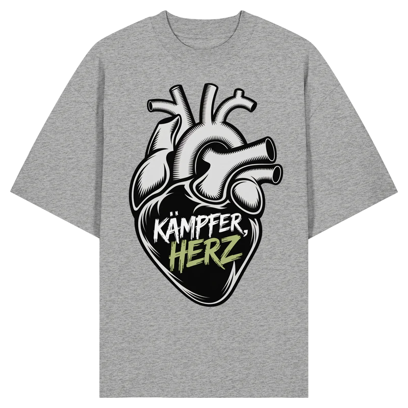 Kämpferherz Muaythai No6 - Organic Oversize Shirt
