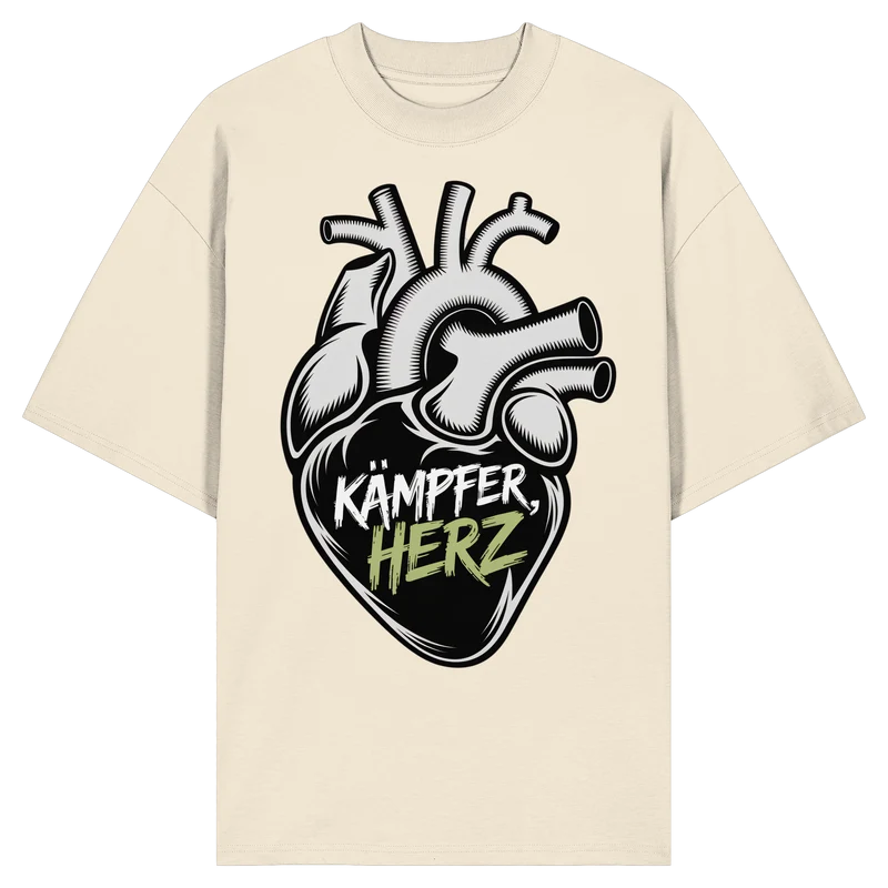 Kämpferherz Muaythai No6 - Organic Oversize Shirt
