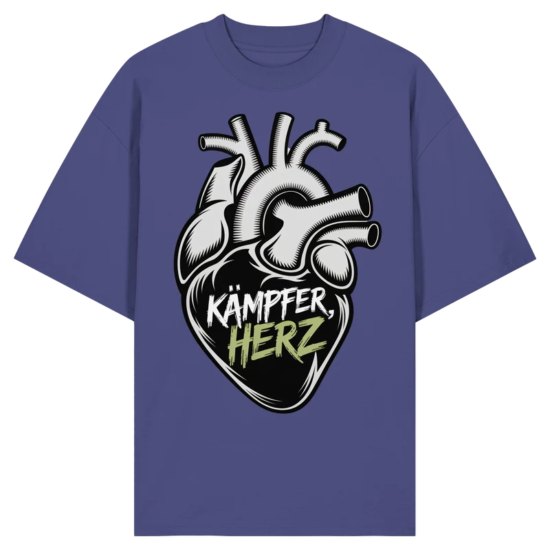 Kämpferherz Muaythai No6 - Organic Oversize Shirt
