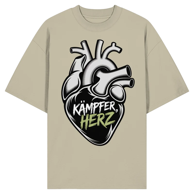 Kämpferherz Muaythai No6 - Organic Oversize Shirt