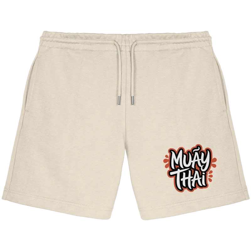 MuayThai Front No5 - Organic Jogger Shorts