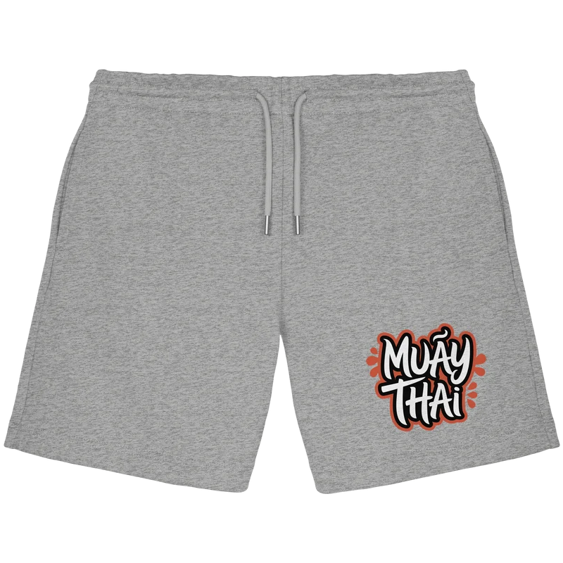 MuayThai Front No5 - Organic Jogger Shorts