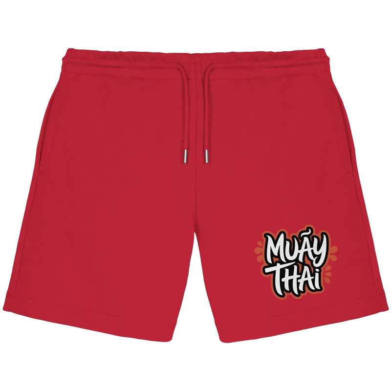 MuayThai Front No5 - Organic Jogger Shorts