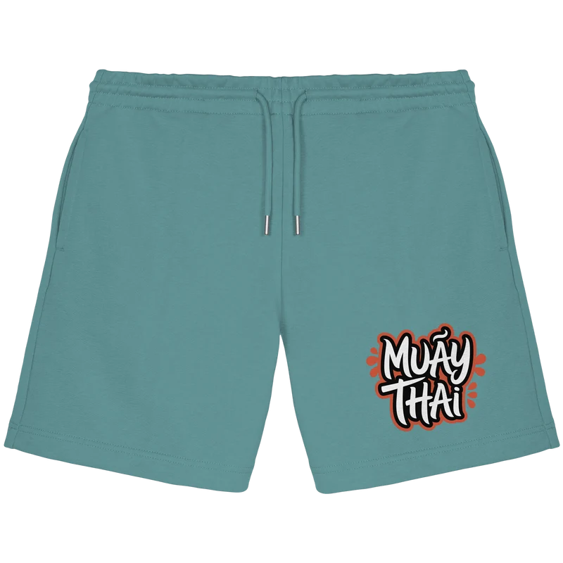 MuayThai Front No5 - Organic Jogger Shorts