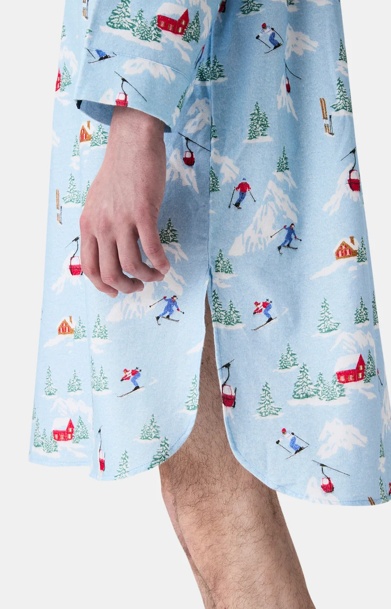 Chemise Grand-Père en Pilou des Vosges - Noël en altitude