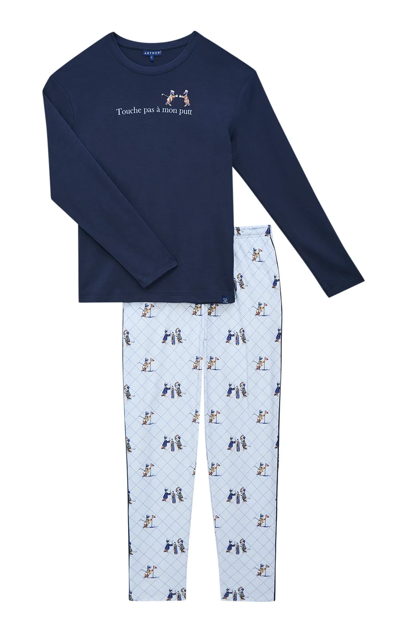 Pyjama en jersey de coton épais - Touche pas à mon putt
