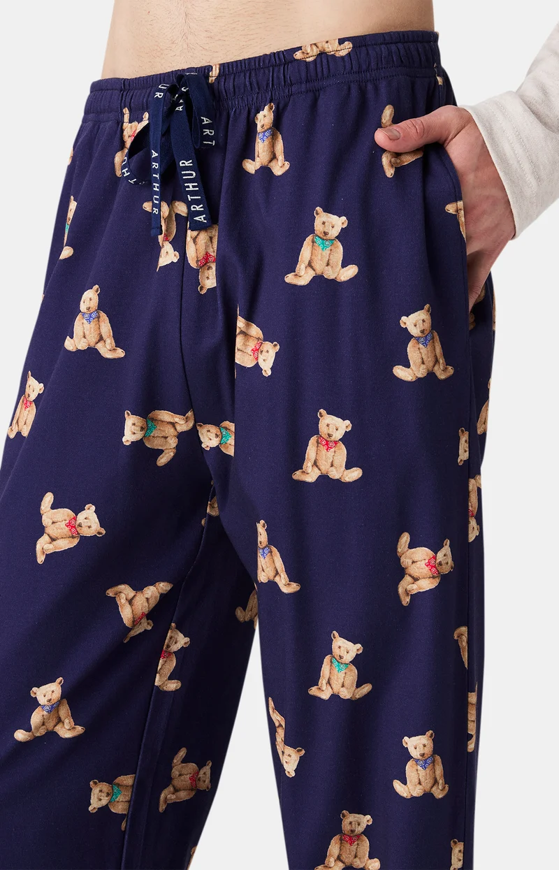 Pyjama en jersey de coton épais - Old Teddy