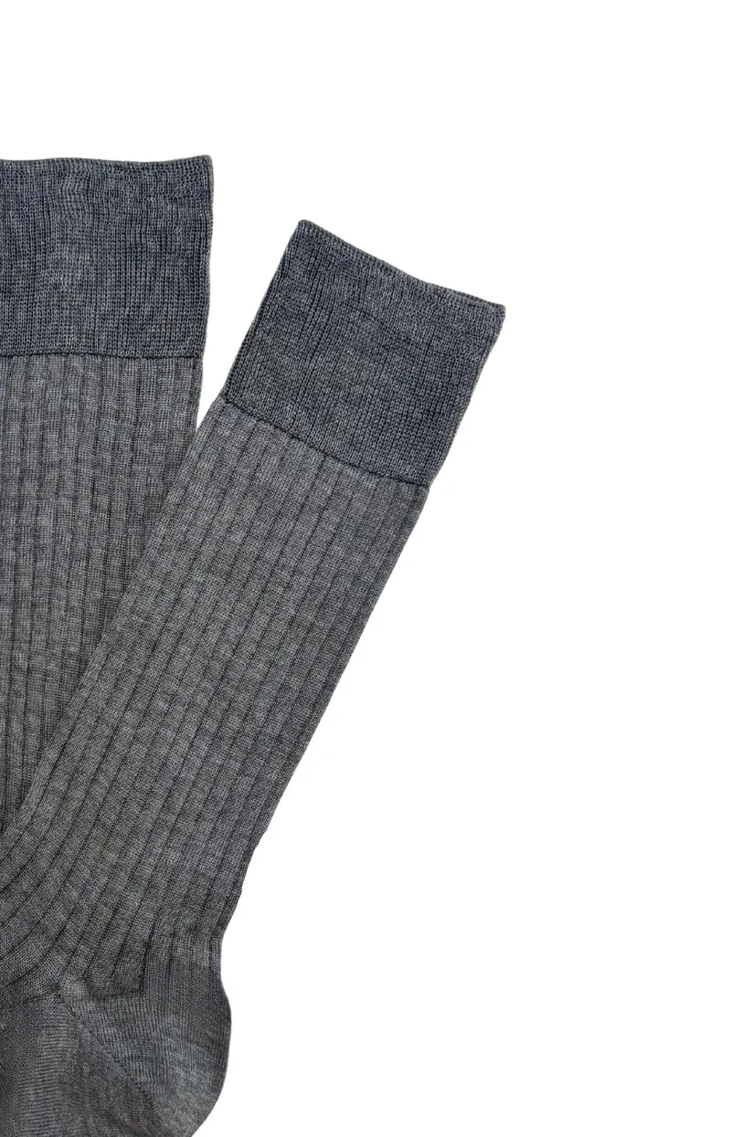 Chaussettes en fil d'écosse - Granite