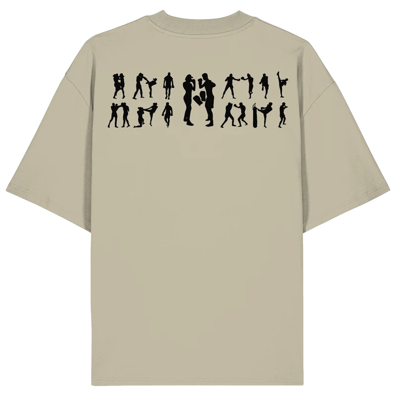Collage MuayThai No2 - Organic Oversize Shirt