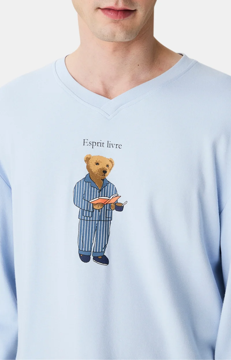 Pyjama en jersey de coton épais - Esprit Livre