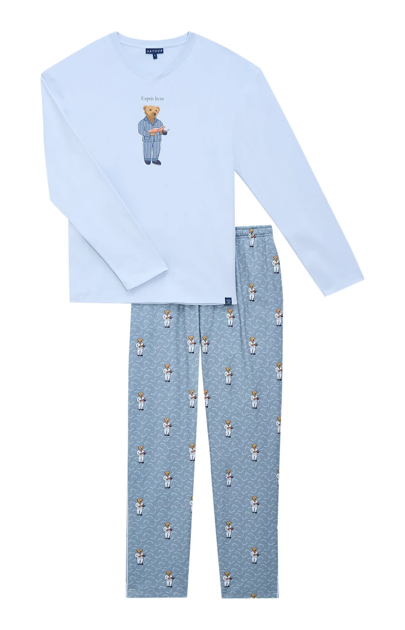 Pyjama en jersey de coton épais - Esprit Livre