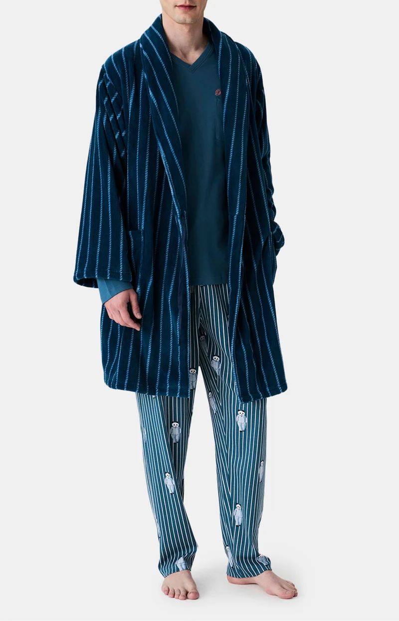 Robe de chambre en polaire - Pandastique