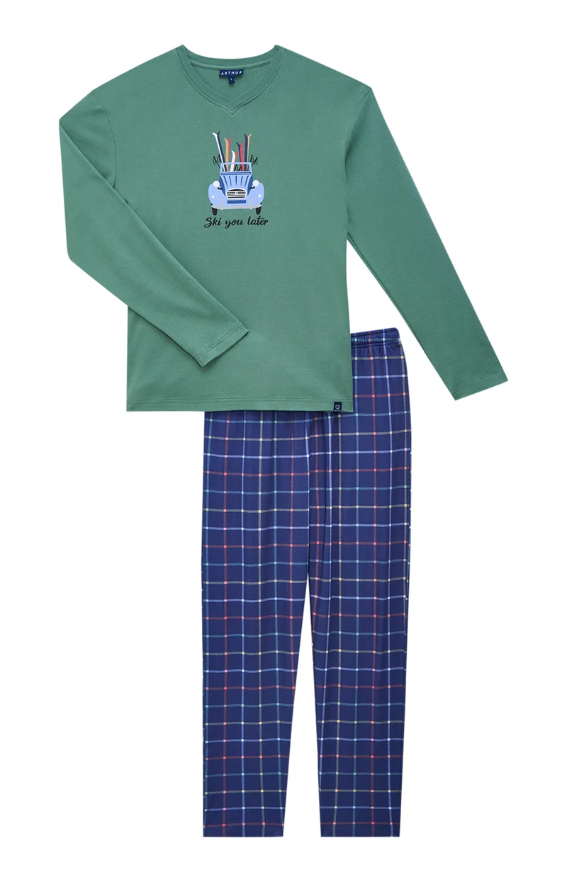 Pyjama en jersey de coton épais - Ski You Later