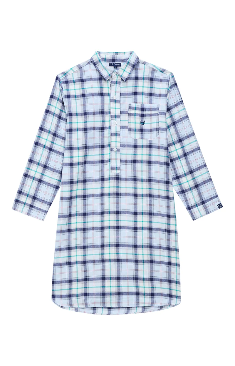 Chemise Grand-Père en flanelle de coton - Enzo