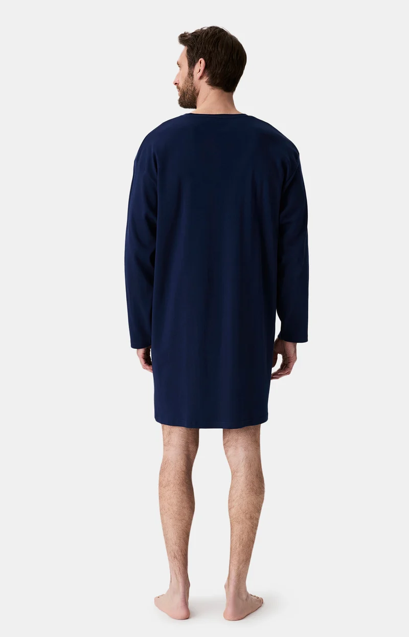 Maxi Tee-Shirt en jersey de coton épais - Nuit Polaire