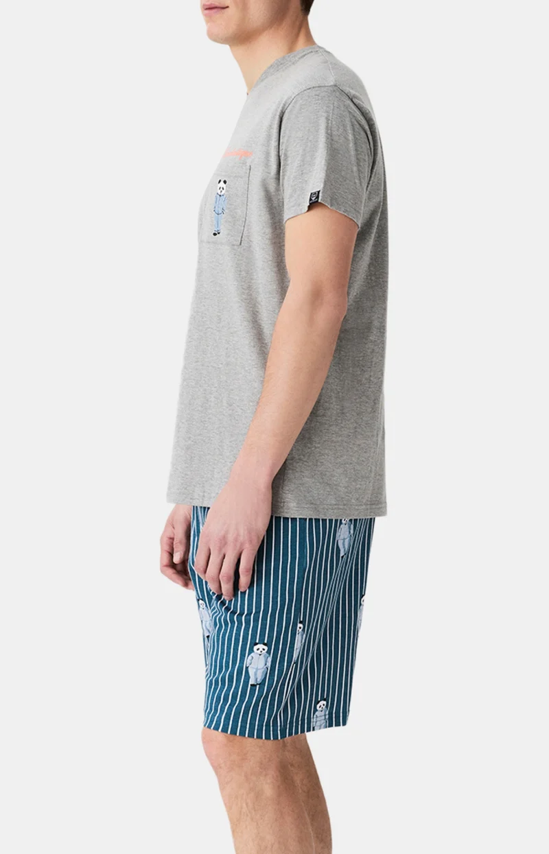 Pyjashort en jersey de coton léger - Pandastique