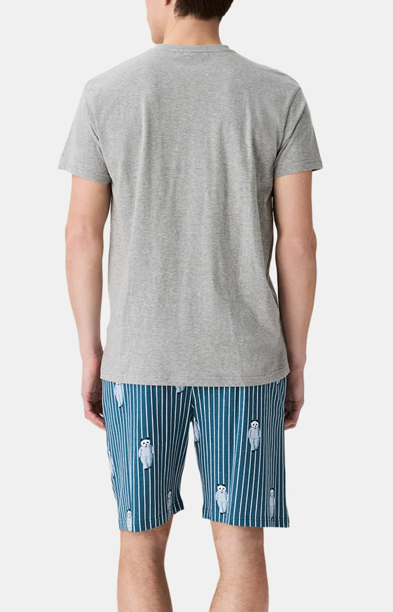 Pyjashort en jersey de coton léger - Pandastique