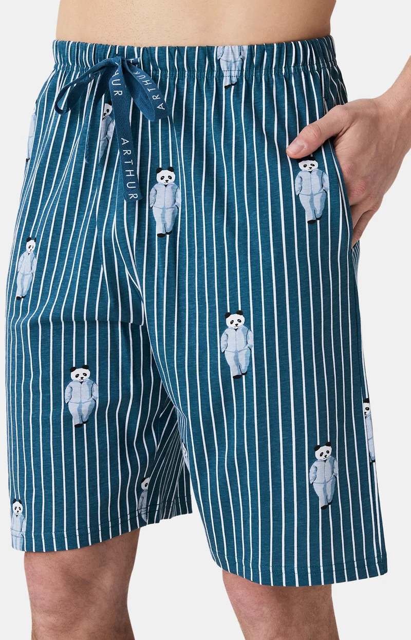 Pyjashort en jersey de coton léger - Pandastique