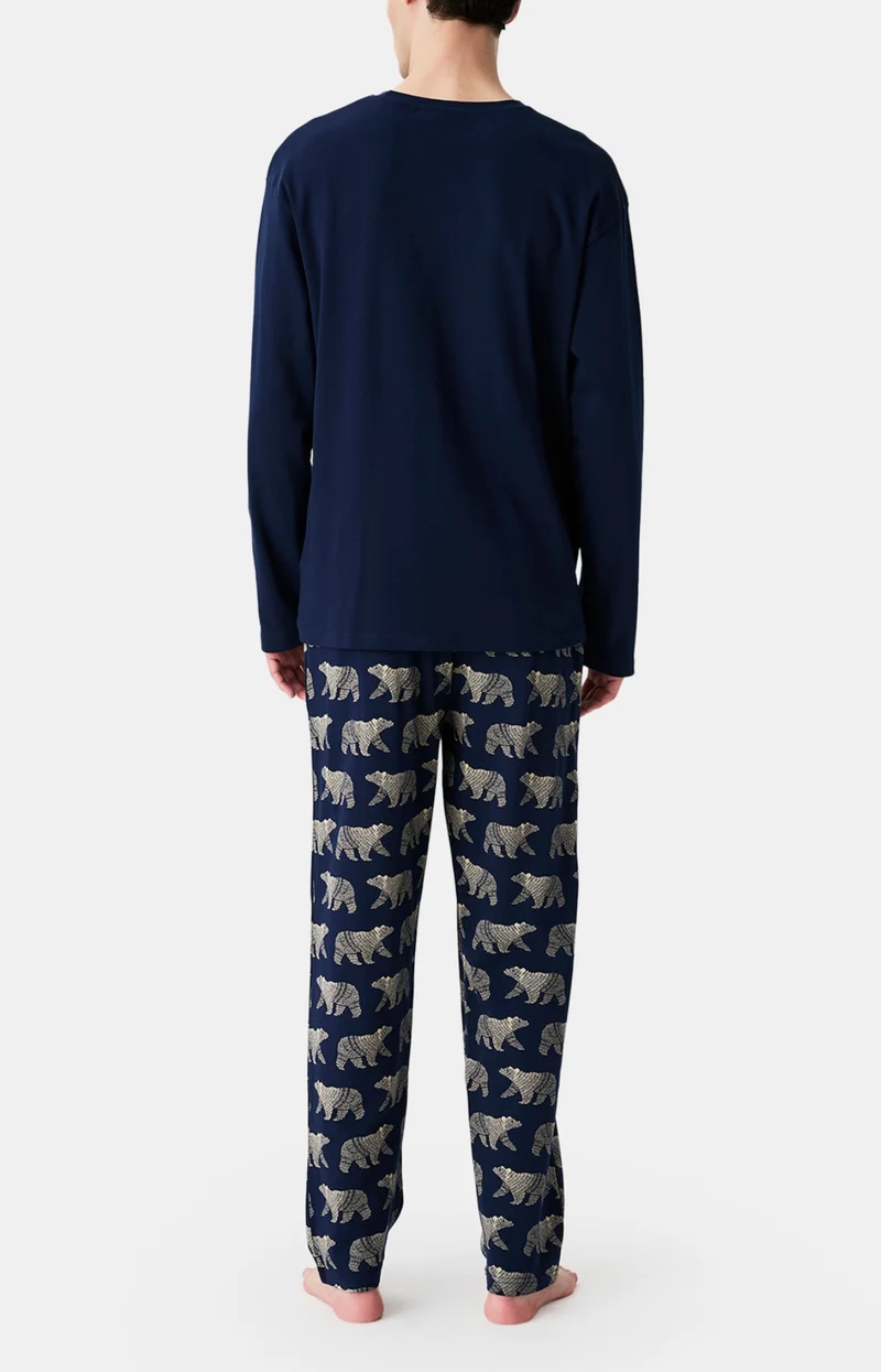 Pyjama en jersey de coton épais - Nuit Polaire