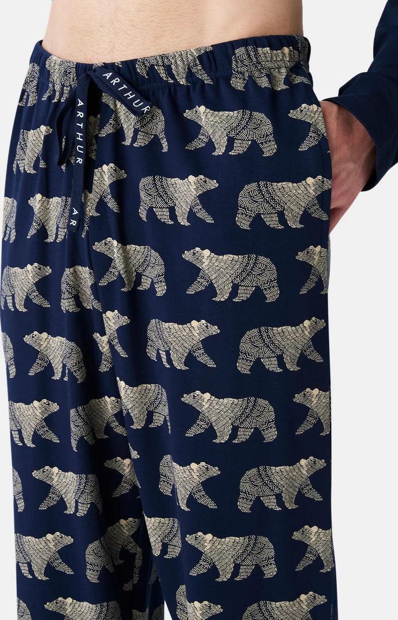 Pyjama en jersey de coton épais - Nuit Polaire