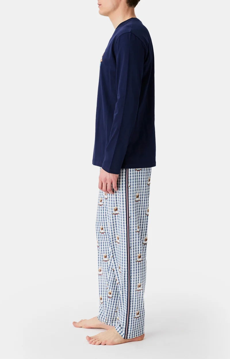 Pyjama en jersey de coton léger - A poêle