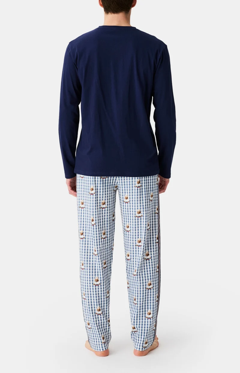 Pyjama en jersey de coton léger - A poêle