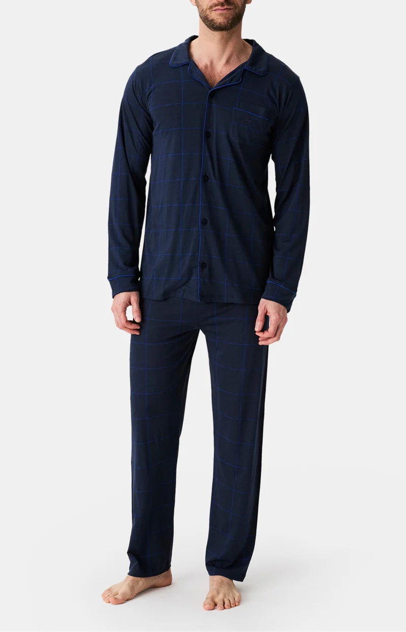 Pyjama boutonné en lyocell et coton - Windsor
