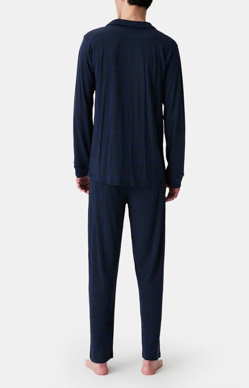 Pyjama boutonné en lyocell et coton - Windsor