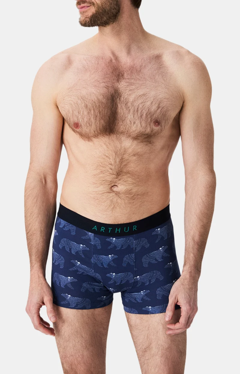 Boxer en jersey de coton - Nuit Polaire