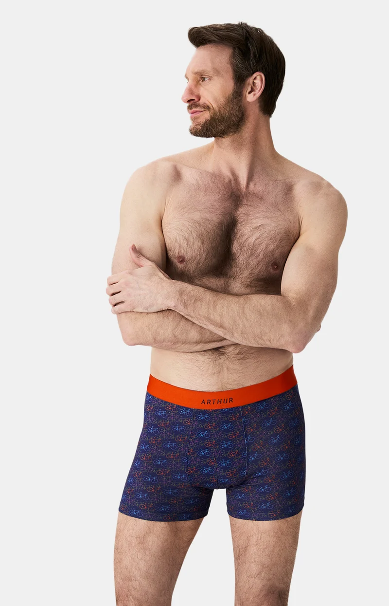 Boxer en jersey de coton - Vélo Marine