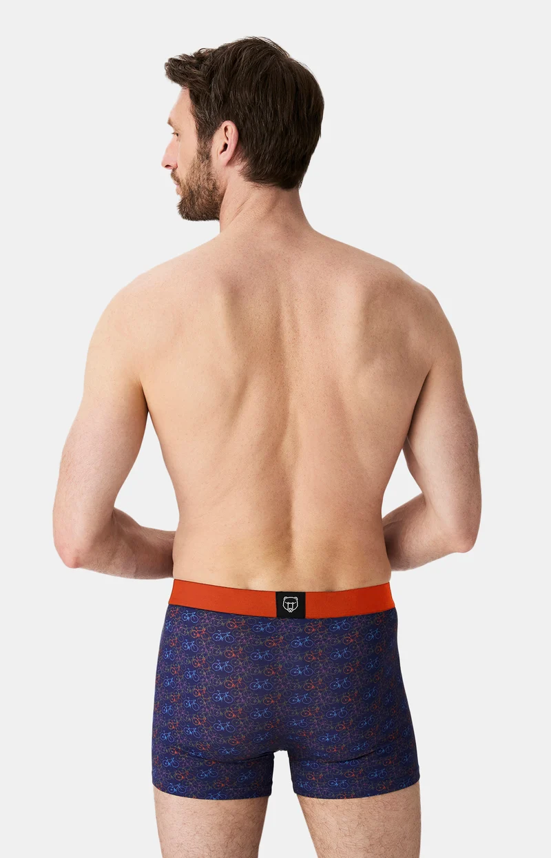 Boxer en jersey de coton - Vélo Marine