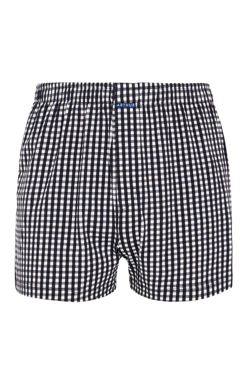 Caleçon classique en jersey de coton - Vichy